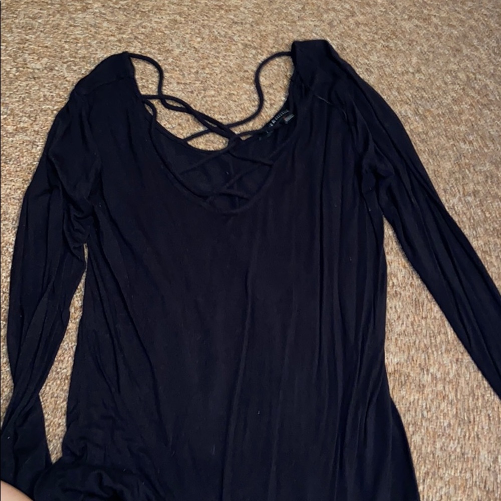 Criss Cross Long Sleeve Tee